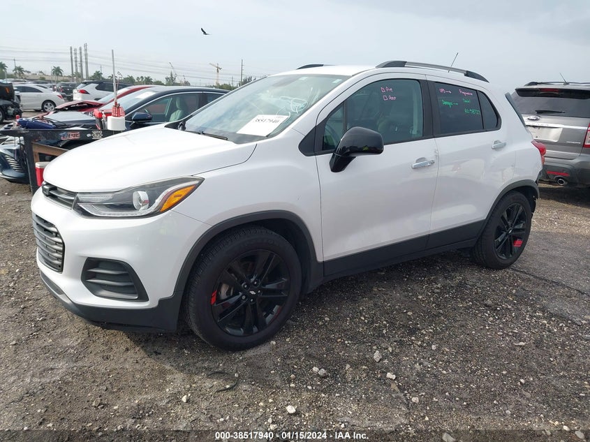 VIN 3GNCJLSB2JL161956 2018 CHEVROLET TRAX 1LT