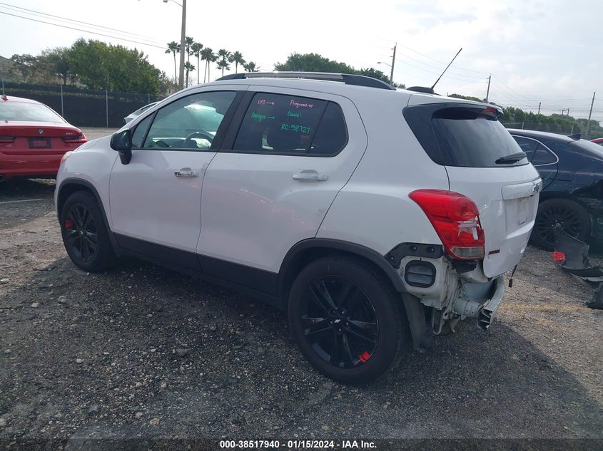 VIN 3GNCJLSB2JL161956 2018 CHEVROLET TRAX 1LT