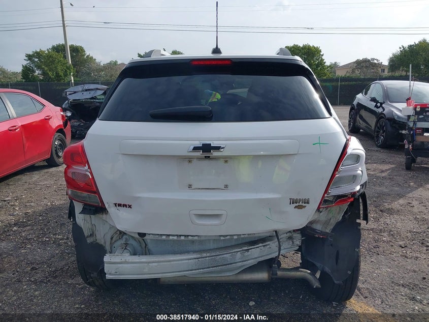 VIN 3GNCJLSB2JL161956 2018 CHEVROLET TRAX 1LT