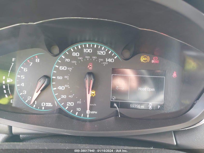 VIN 3GNCJLSB2JL161956 2018 CHEVROLET TRAX 1LT