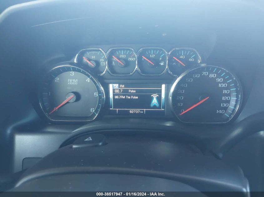 2016 CHEVROLET SILVERADO 1500 K1500 LT - 3GCUKREC5GG342729