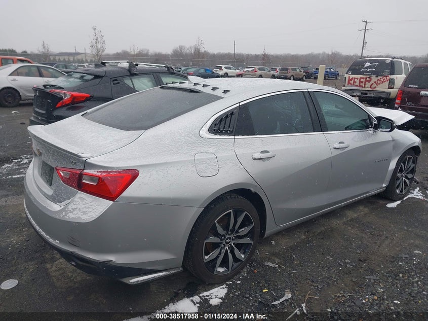 VIN 1G1ZD5ST6JF100742 2018 CHEVROLET MALIBU LT