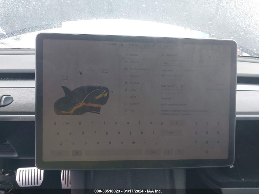 2022 TESLA MODEL 3 - 5YJ3E1EB1NF328549