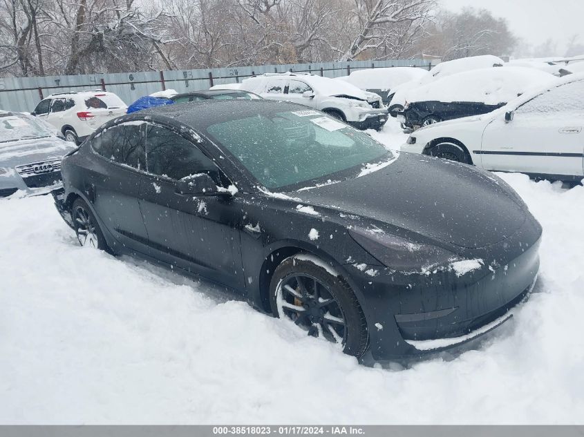 2022 TESLA MODEL 3 - 5YJ3E1EB1NF328549