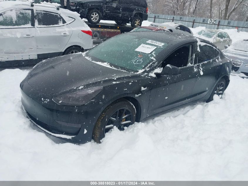 2022 TESLA MODEL 3 - 5YJ3E1EB1NF328549