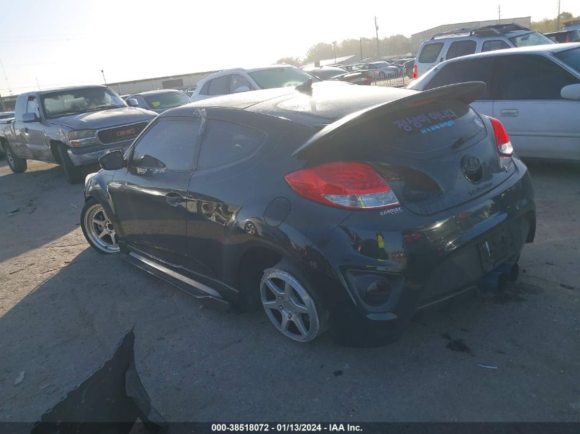 2015 HYUNDAI VELOSTER TURBO - KMHTC6AE7FU236630