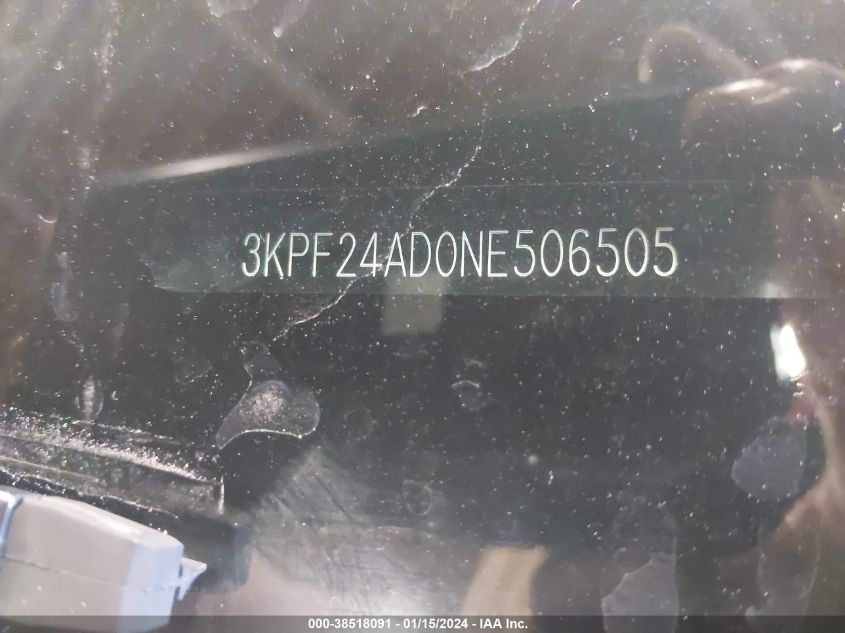 2022 KIA FORTE - 3KPF24AS0NE506505