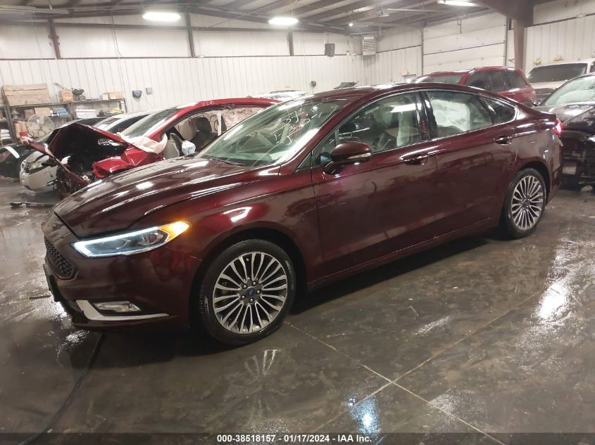 2017 FORD FUSION SE - 3FA6P0H95HR204612