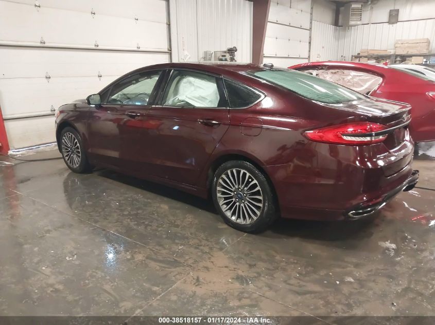 2017 FORD FUSION SE - 3FA6P0H95HR204612