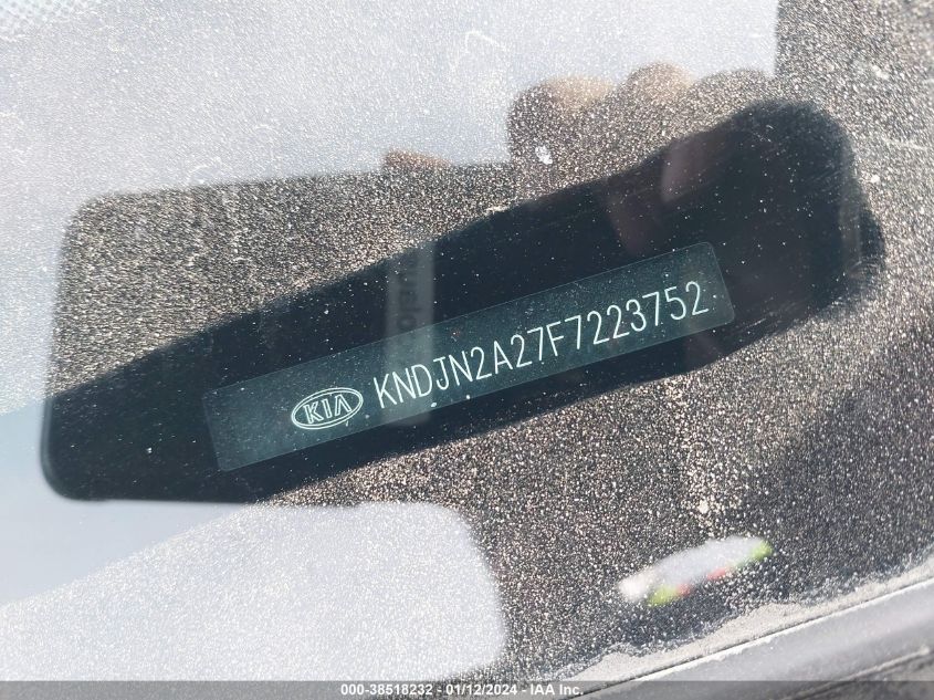 2015 KIA SOUL - KNDJN2A27F7223752
