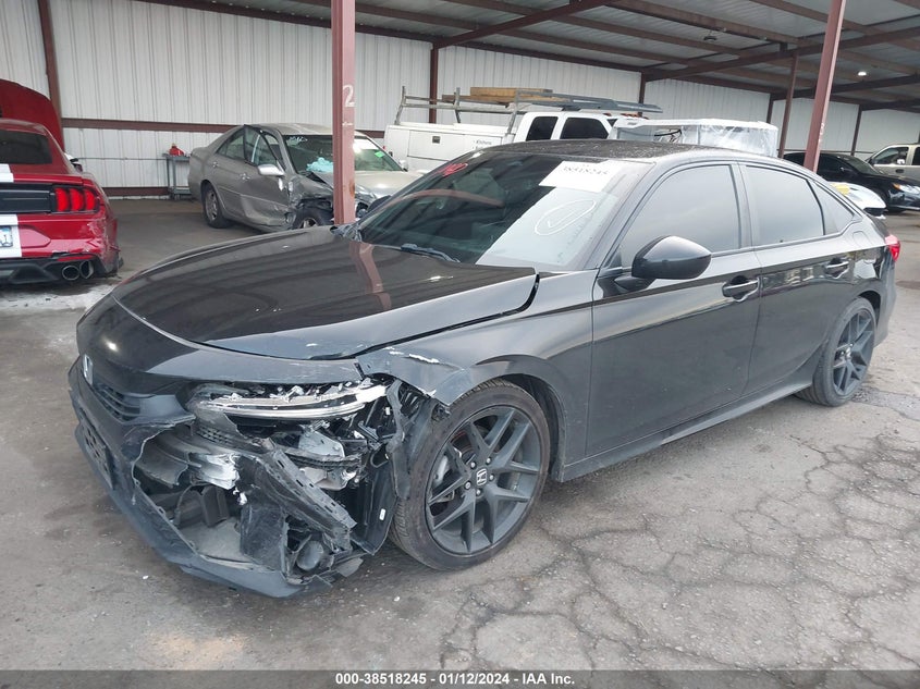 VIN 2HGFE2F52NH500143 2022 HONDA CIVIC SPORT