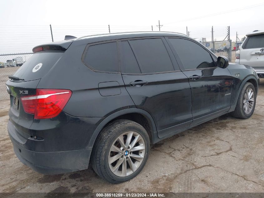 2013 BMW X3 XDRIVE28I - 5UXWX9C54D0D08491