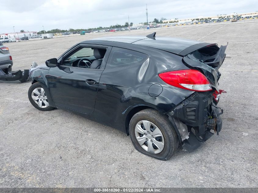 2014 HYUNDAI VELOSTER BASE W/BLACK - KMHTC6AD5EU206483