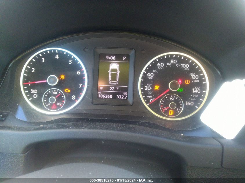 2016 VOLKSWAGEN TIGUAN S/SE/SEL/R-LINE - WVGBV7AX1GW576374