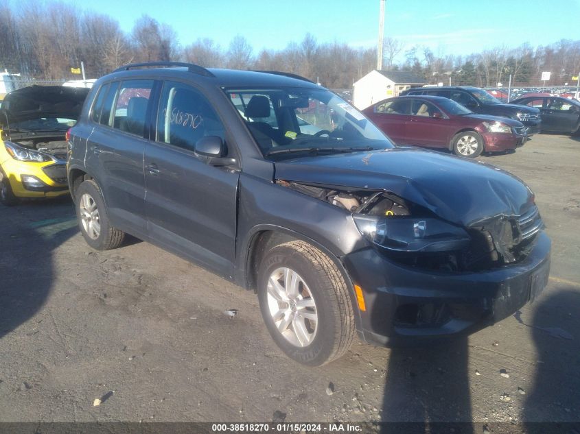 2016 VOLKSWAGEN TIGUAN S/SE/SEL/R-LINE - WVGBV7AX1GW576374