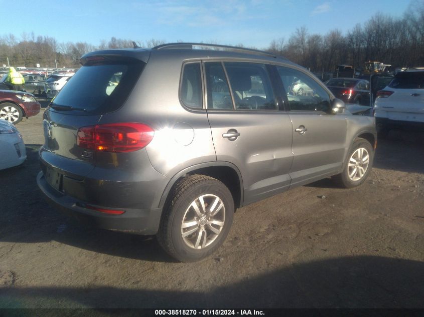 2016 VOLKSWAGEN TIGUAN S/SE/SEL/R-LINE - WVGBV7AX1GW576374