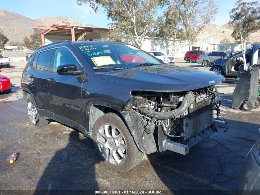 2022 JEEP COMPASS LATITUDE LUX 4X4 - 3C4NJDFB5NT186762