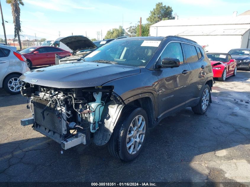 2022 JEEP COMPASS LATITUDE LUX 4X4 - 3C4NJDFB5NT186762