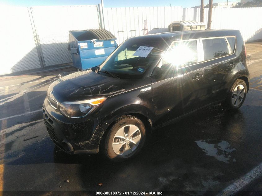 2015 KIA SOUL - KNDJN2A23F7223926