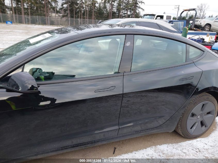 2022 TESLA MODEL 3 LONG RANGE DUAL MOTOR ALL-WHEEL DRIVE - 5YJ3E1EB6NF109909