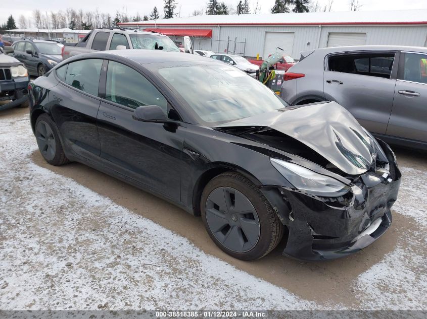 2022 TESLA MODEL 3 LONG RANGE DUAL MOTOR ALL-WHEEL DRIVE - 5YJ3E1EB6NF109909