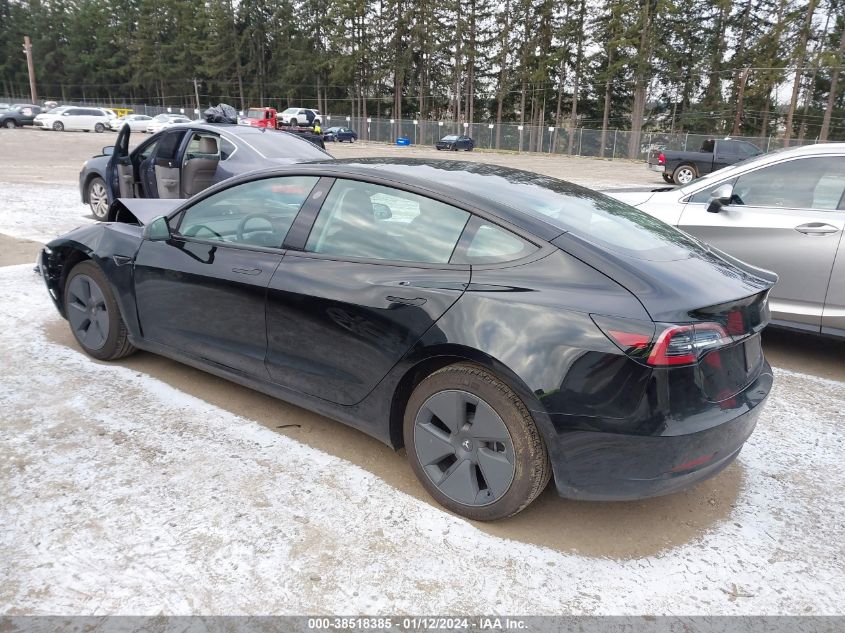 2022 TESLA MODEL 3 LONG RANGE DUAL MOTOR ALL-WHEEL DRIVE - 5YJ3E1EB6NF109909