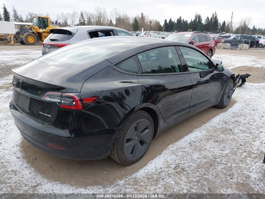 2022 TESLA MODEL 3 LONG RANGE DUAL MOTOR ALL-WHEEL DRIVE - 5YJ3E1EB6NF109909