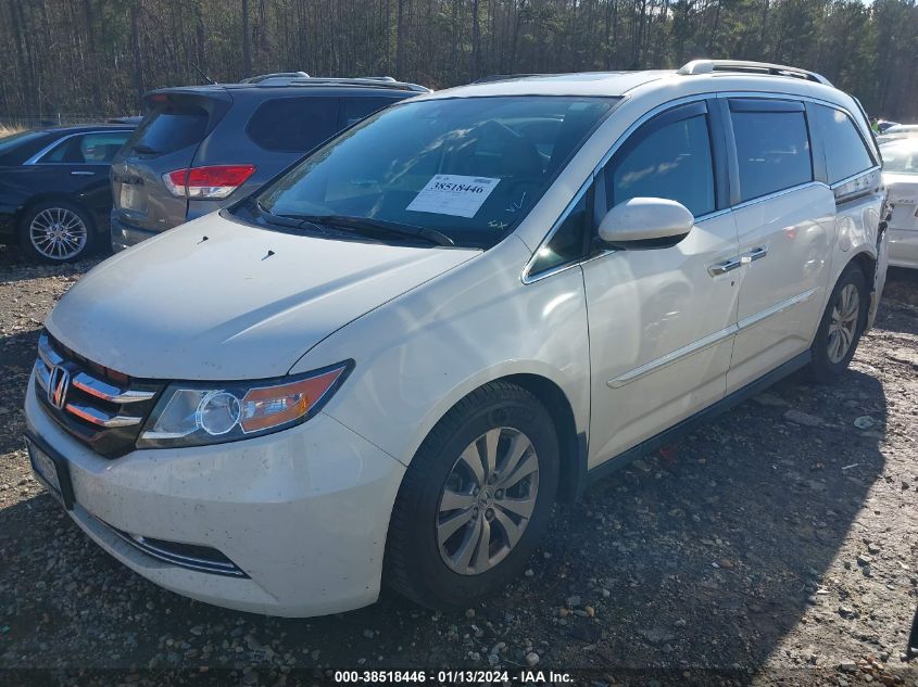 2015 HONDA ODYSSEY EX-L - 5FNRL5H69FB065654