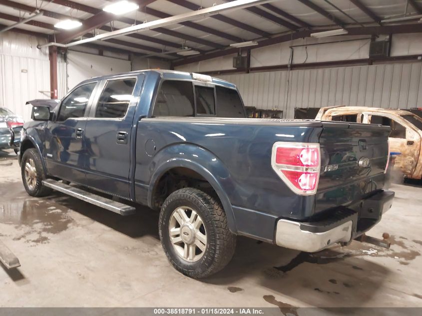 2013 FORD F-150 LARIAT - 1FTFW1ETXDFB38083