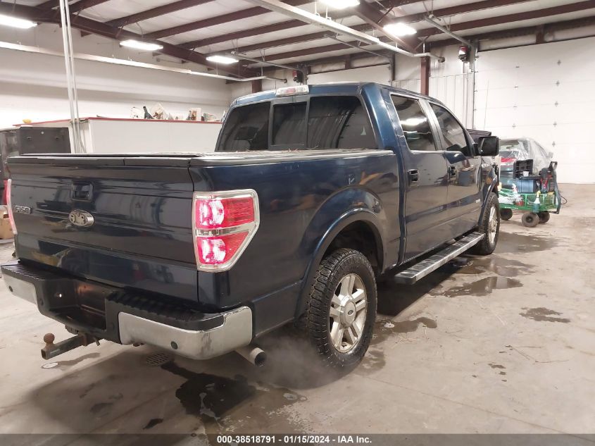 2013 FORD F-150 LARIAT - 1FTFW1ETXDFB38083