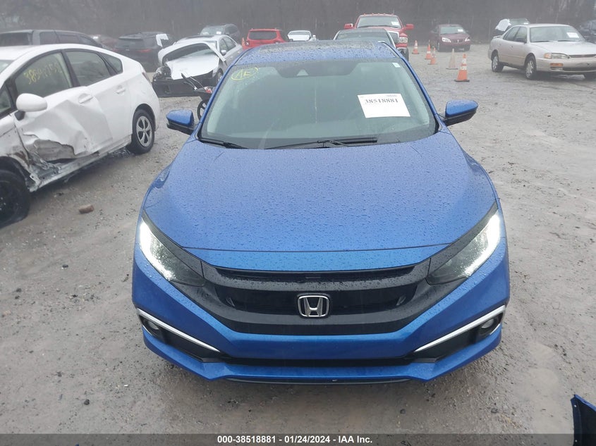 VIN 19XFC1F35ME012232 2021 HONDA CIVIC EX