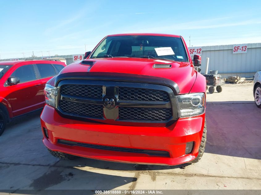 2017 RAM 1500 NIGHT  4X4 5'7 BOX - 1C6RR7MT6HS811691