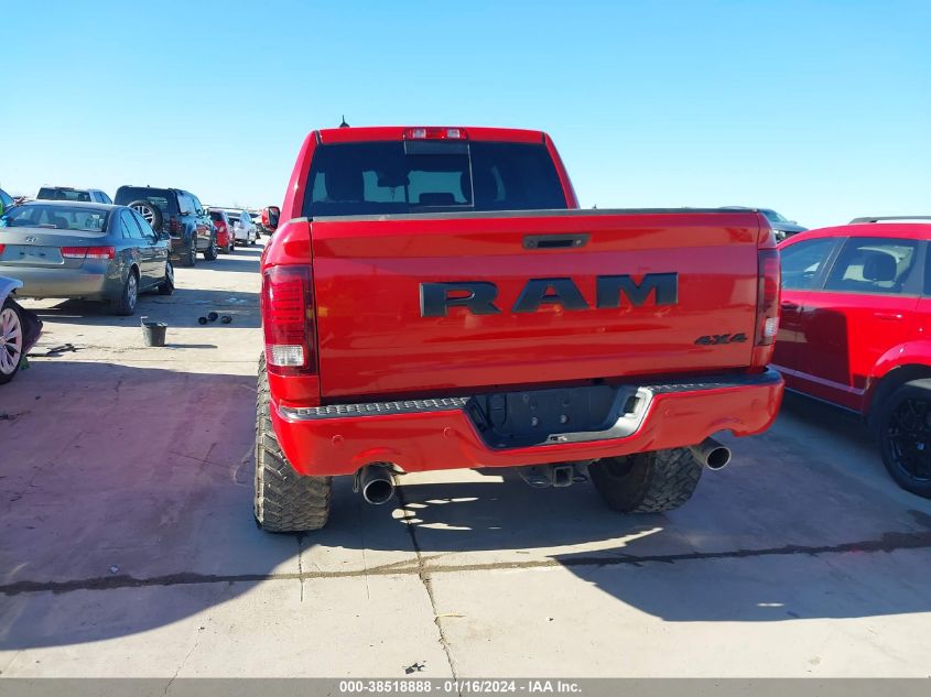 2017 RAM 1500 NIGHT  4X4 5'7 BOX - 1C6RR7MT6HS811691