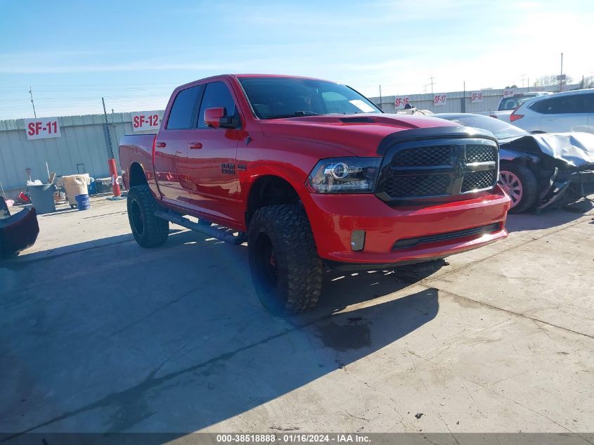 2017 RAM 1500 NIGHT  4X4 5'7 BOX - 1C6RR7MT6HS811691