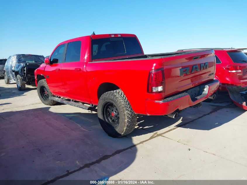 2017 RAM 1500 NIGHT  4X4 5'7 BOX - 1C6RR7MT6HS811691