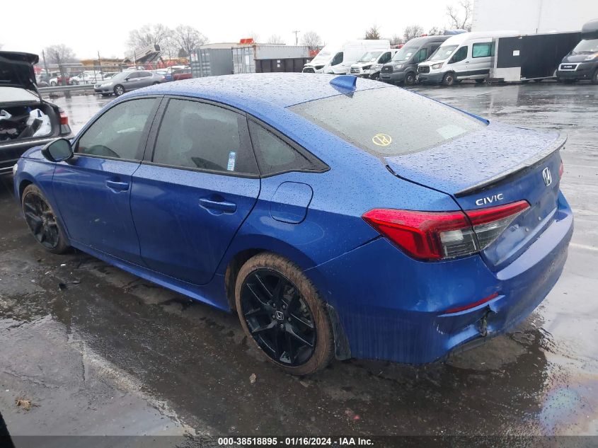 2022 HONDA CIVIC SPORT - 2HGFE2F56NH607499