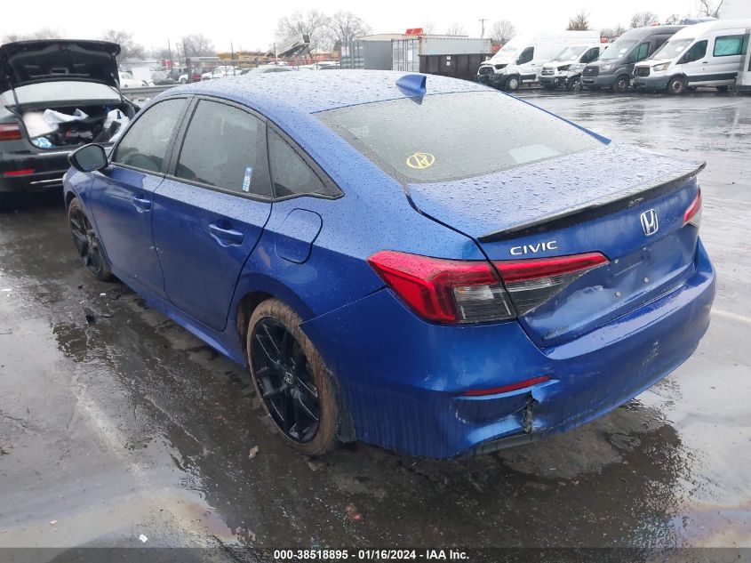 2022 HONDA CIVIC SPORT - 2HGFE2F56NH607499