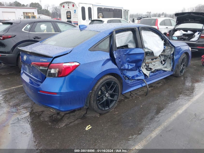 2022 HONDA CIVIC SPORT - 2HGFE2F56NH607499