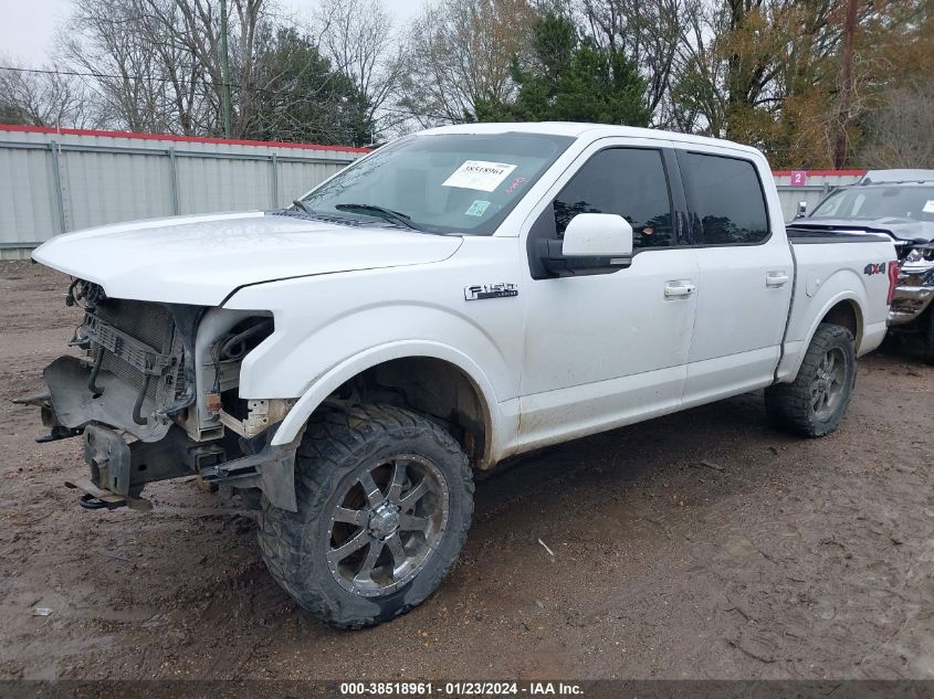 2015 FORD F-150 LARIAT - 1FTEW1EF8FKD33020