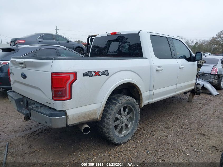 2015 FORD F-150 LARIAT - 1FTEW1EF8FKD33020