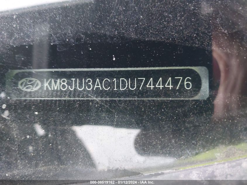 2013 HYUNDAI TUCSON GLS - KM8JU3AC1DU744476