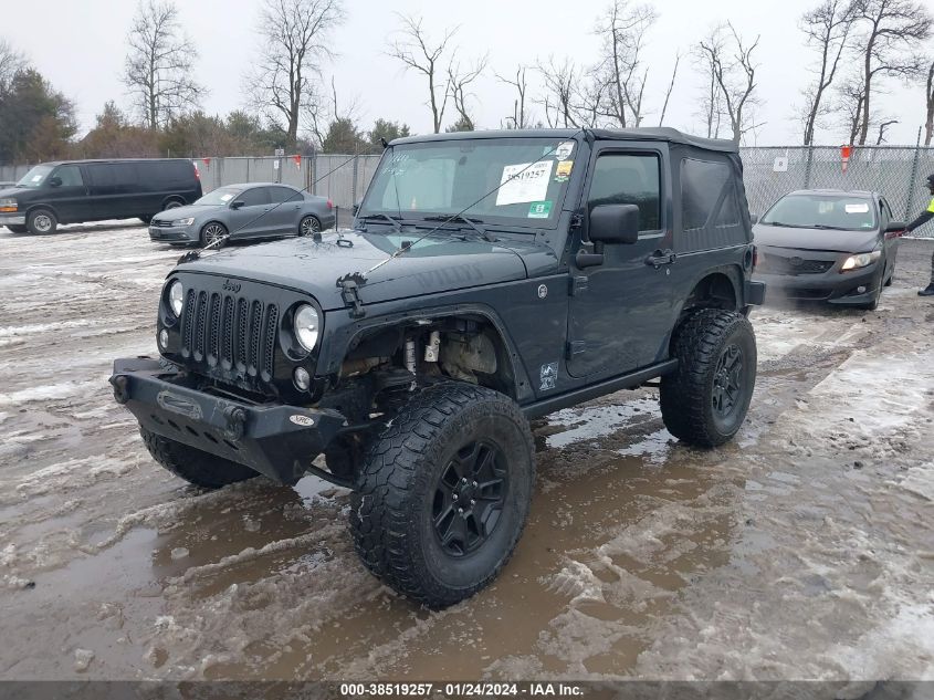 2018 JEEP WRANGLER JK WILLY WHEELER 4X4 - 1C4AJWAG9JL891356