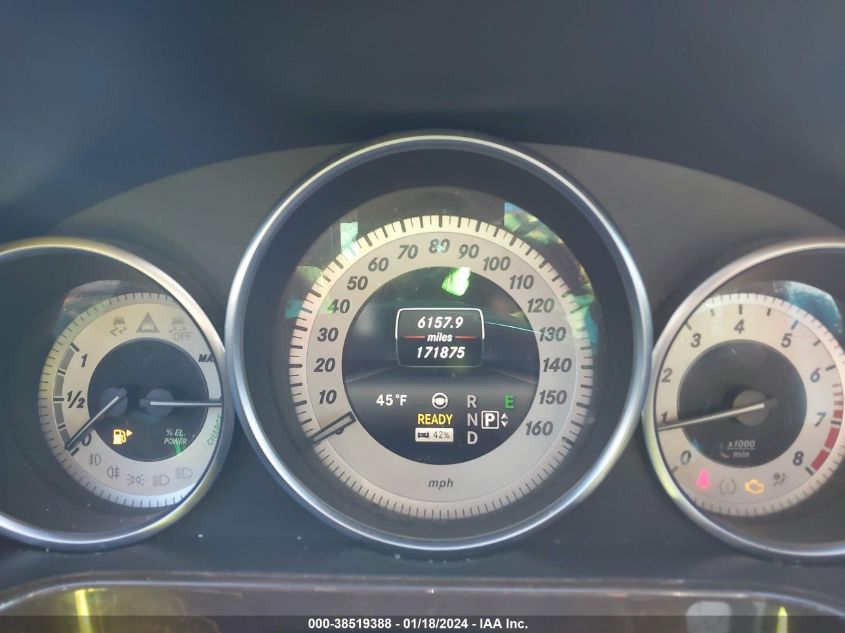 2014 MERCEDES-BENZ E 400 HYBRID SPORT WDDHF9FB4EA847707