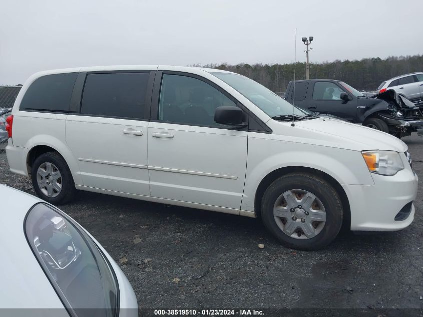 2013 DODGE GRAND CARAVAN SE - 2C4RDGBG0DR507300