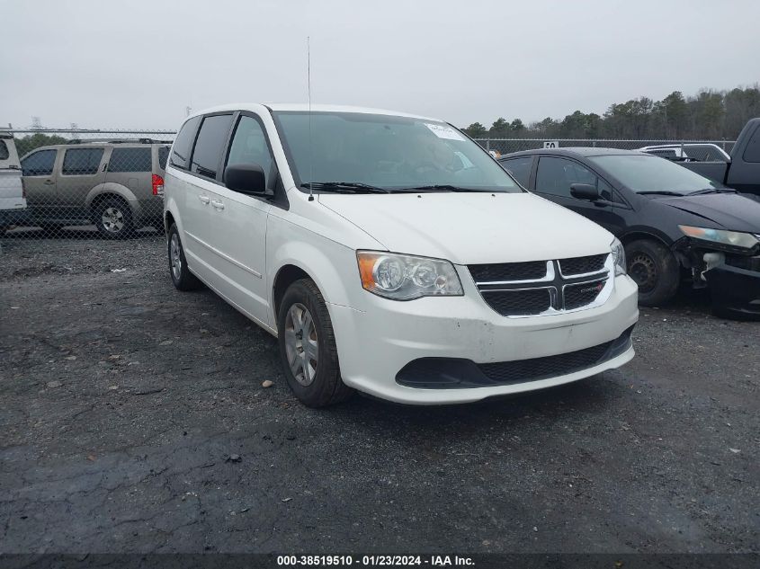 2013 DODGE GRAND CARAVAN SE - 2C4RDGBG0DR507300