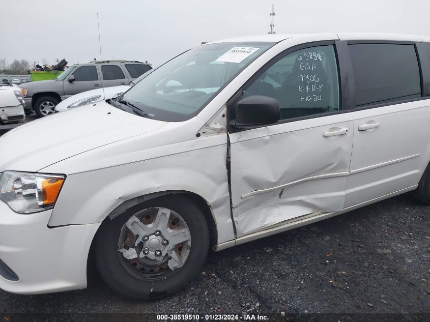 2013 DODGE GRAND CARAVAN SE - 2C4RDGBG0DR507300