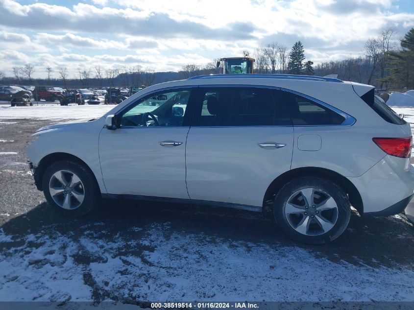 2014 ACURA MDX - 5FRYD4H26EB007949