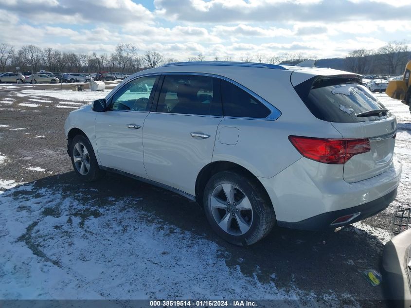 2014 ACURA MDX - 5FRYD4H26EB007949