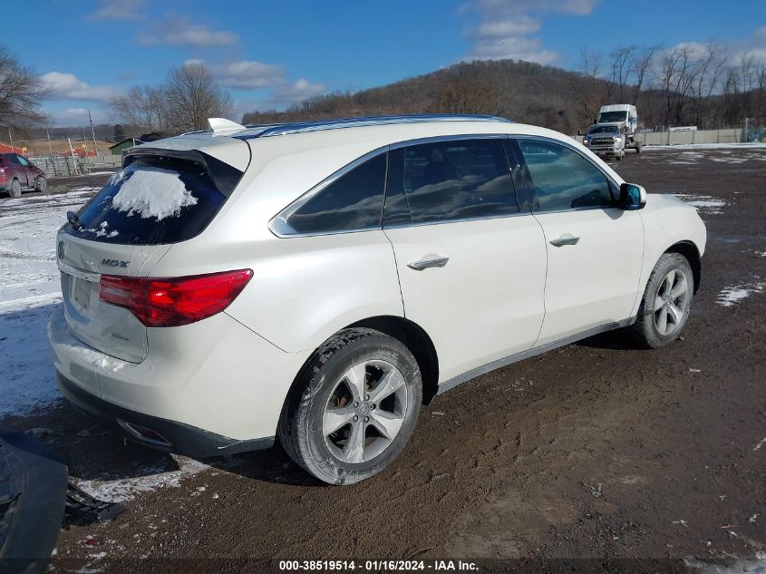 2014 ACURA MDX - 5FRYD4H26EB007949