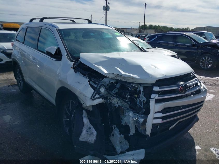 2019 TOYOTA HIGHLANDER SE/XLE - 5TDJZRFH3KS741397